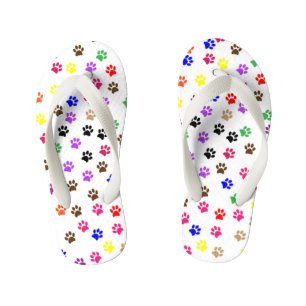 Kinderschuhe mit Pfotenabdruck Kinderbadesandalen
