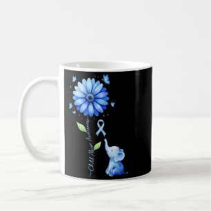 Kinderschutz Blaues Band Suower Elefant 1 Kaffeetasse
