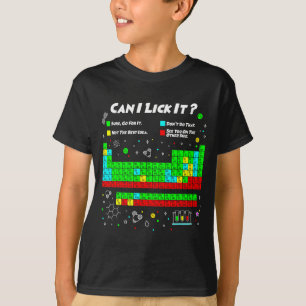 Kindershirt Kann es lecken Periodensystem T-Shirt