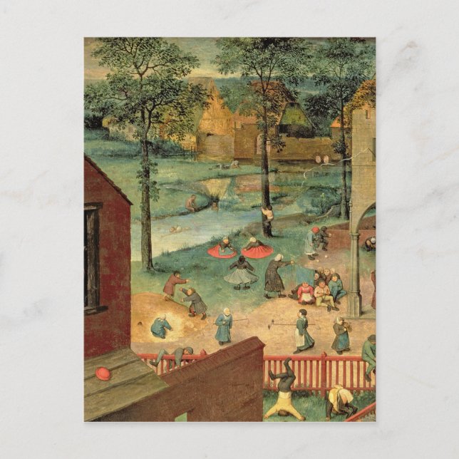 Kinderspiele , 1560 postkarte (Vorderseite)