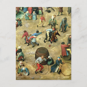 Kinderspiele: Details der untersten Postkarte