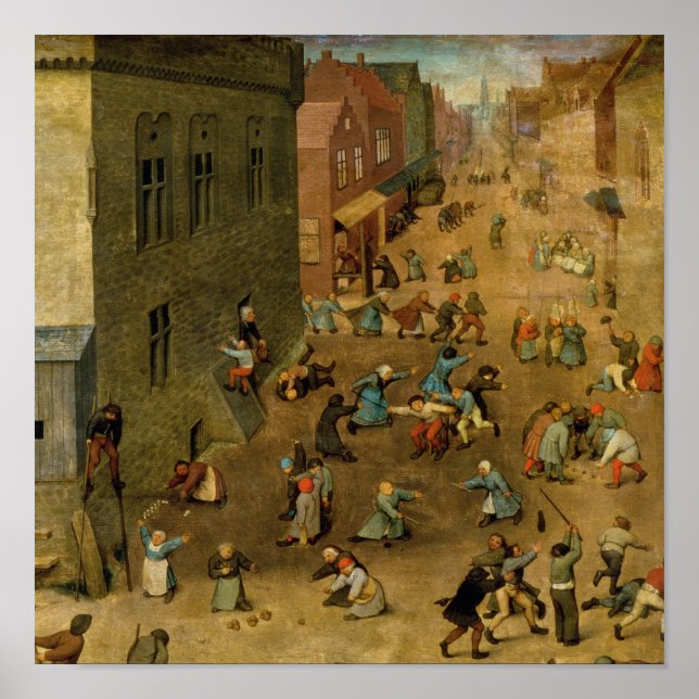 Kinderspiele: Details oben rechts Poster (Vorne)