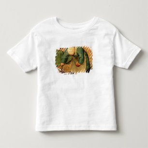 Kinderspiele: Einzelheiten eines Mädchens, das spi Kleinkind T-shirt
