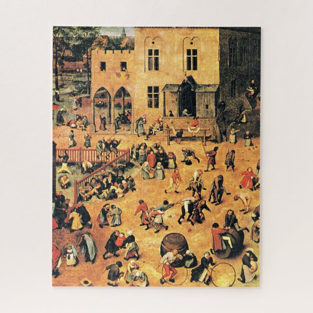 Kinderspiele, Kunstmalerei, (Vertikal)