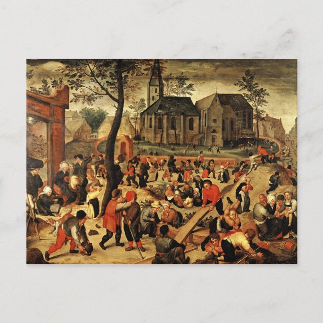 Kinderspiele Postkarte (Vorderseite)