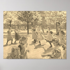 KINDERSPIELEN VON PETER HANSEN POSTER