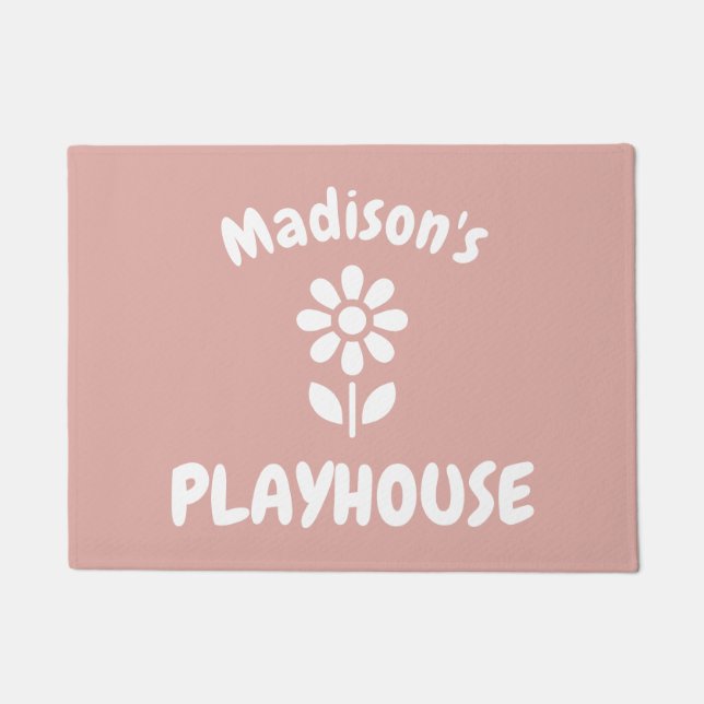 Kinderspielhaus Doormat Fußmatte (Vorderseite)