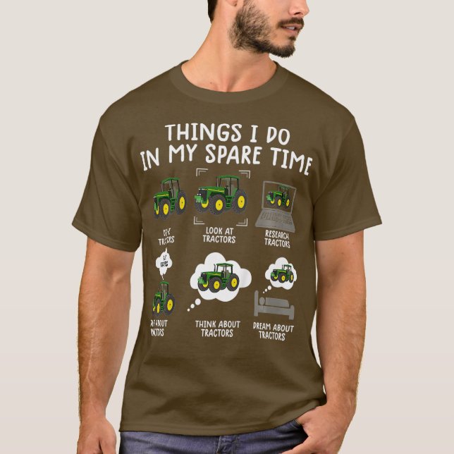 Kinderspielzeug Bauer-Geschenke Traktor-Shirts T-Shirt (Vorderseite)