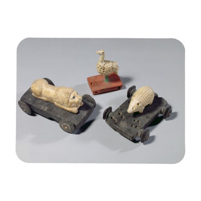 Kinderspielzeug: Igel, Löwe und Taube, Su Magnet (Horizontal)