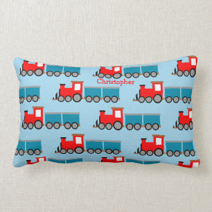 Kinderspielzeug-Train Choo Choo Personenname Lendenkissen