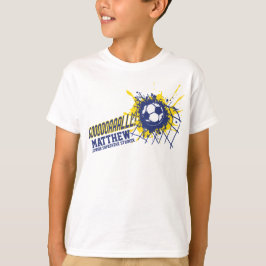 Kindersport-T - Shirt Fußball/Fußball-Ziel