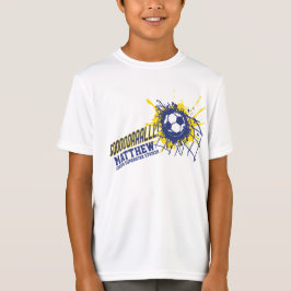 Kindersport-T - Shirt Fußball/Fußball-Ziel