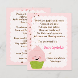 Kindersprink in Pinks Einladung