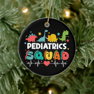 Kinderstation Dinosaurier Krankenschwester Medizin Keramik Ornament