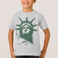 Kinderstatue des New Yorker Shirts des Shirts der 