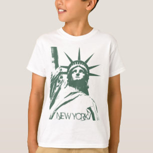 Kinderstatue des T - Shirt der Freiheit New York T