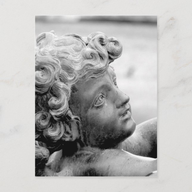 Kinderstatue Postkarte (Vorderseite)