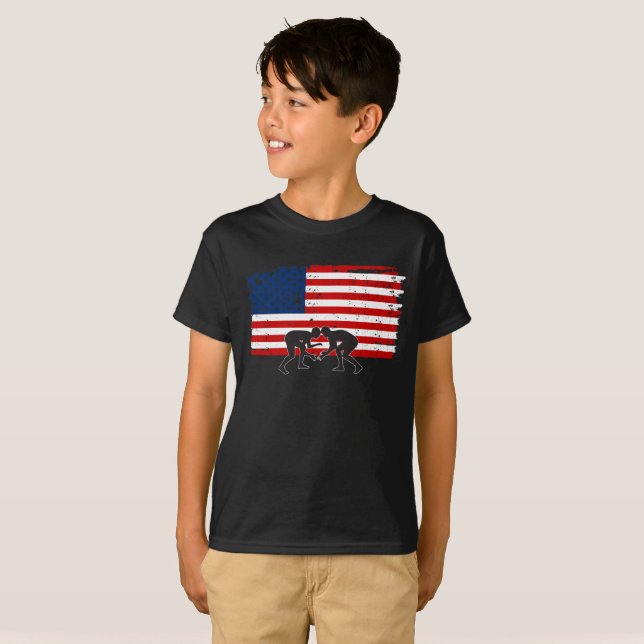 KinderT - Shirt-amerikanische T-Shirt (Vorne ganz)
