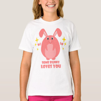 Kindert-Shirt mit einem süßen Kaninchen T-Shirt