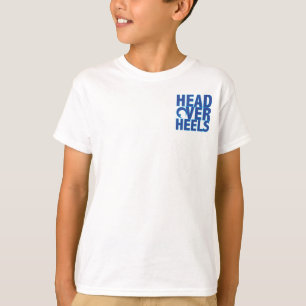 KinderT-Shirt mit hellem blauem Logo T-Shirt