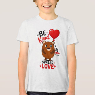 Kindert-Shirt mit Teddybär Tri-Blend Shirt