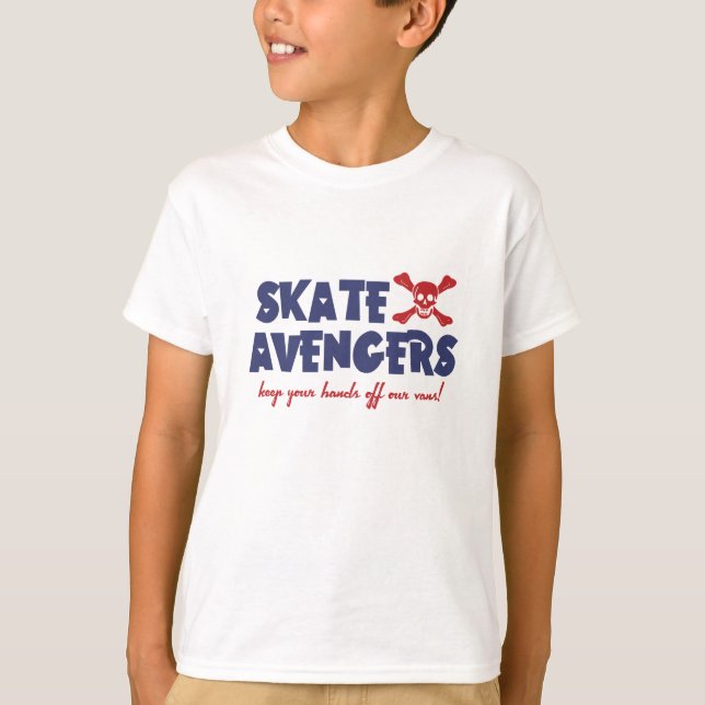 KINDERT-Shirt - Skate-Rächer - erblassen Sie T-Shirt (Vorderseite)