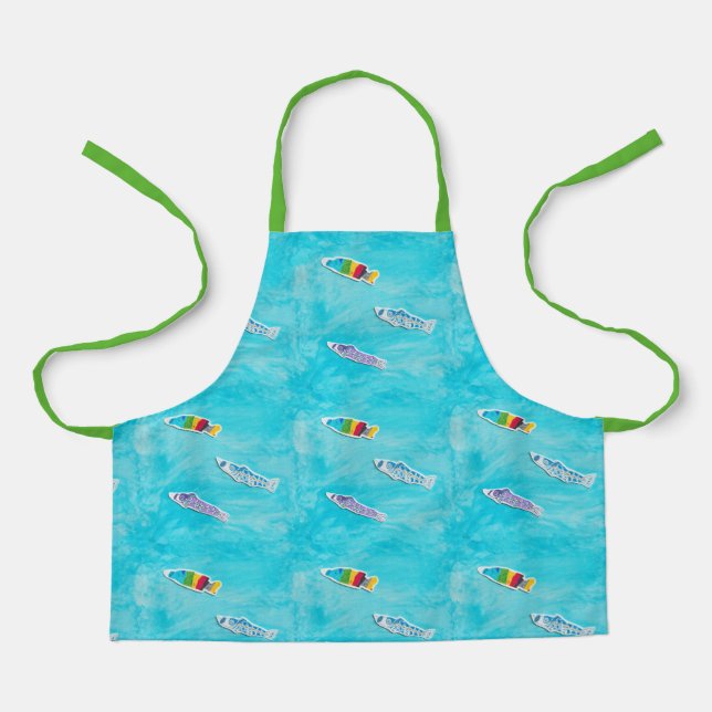 Kindertag Koinobori Schürze (Vorderseite)