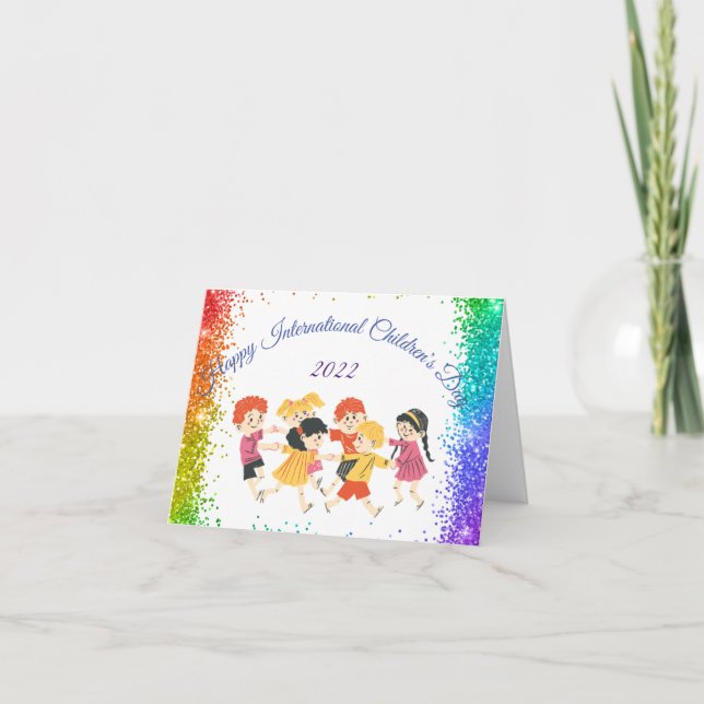 Kindertageskarte Karte (Vorderseite)