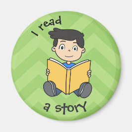 Kindertagesroutine - Junge Magnet