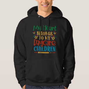 Kindertagesstätte Kinderbetreuung Lehrerin Prek N Hoodie