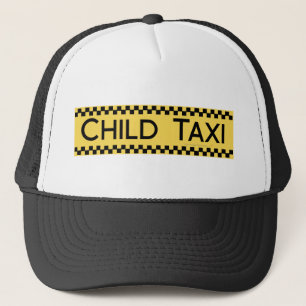 Kindertaxi-lustiger Entwurf für das Fahren der Truckerkappe
