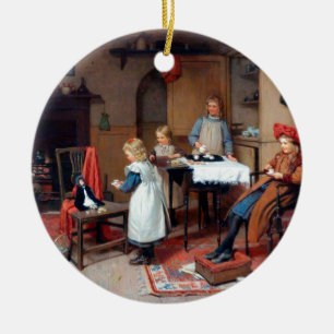Kindertee Keramik Ornament