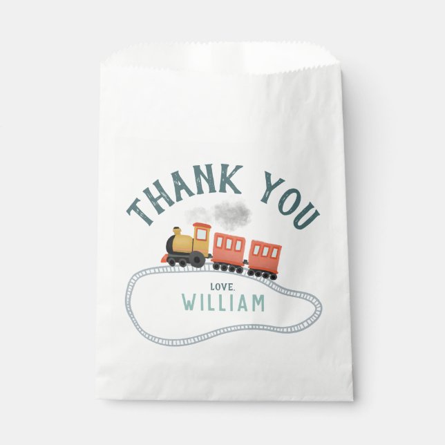 Kindertrainingsboys Geburtstag Vielen Dank für Ihr Geschenktütchen (Vorderseite)