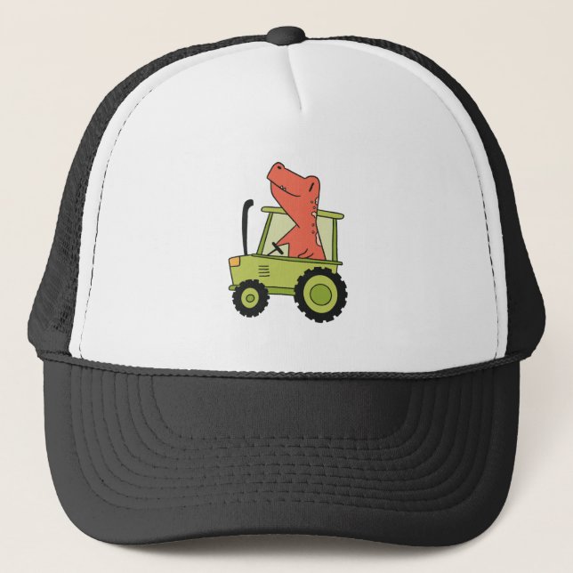 Kindertraktor mit Trex-Bauer Truckerkappe (Vorderseite)