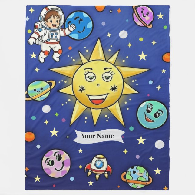 Kinderträume Fleece-Decke, groß 60 x 80 Fleecedecke (Vorderseite)