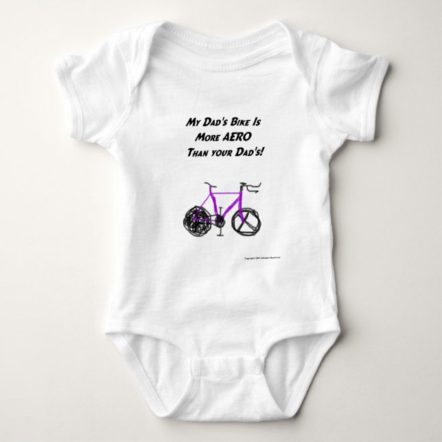 KinderTriathlon (Vater) Baby Strampler (Vorderseite)