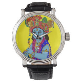 Kinderuhr Krishna an der Wand Armbanduhr