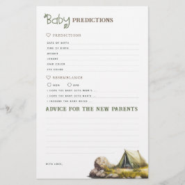 Kindervoraussagen und Advice Campingplatz-Spiel