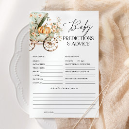 Kindervoraussagen und Ratschläge Pumpkin Baby Dusc