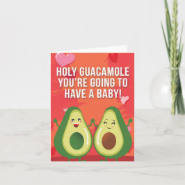 Kinderwagen Babydusche Grußkarte von Heiligen Guac Karte