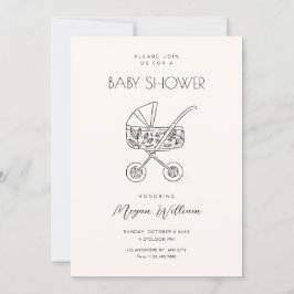 Kinderwagen Einladung