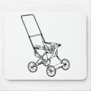 Kinderwagen Mousepad