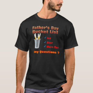 Kinderwagenliste lustige T - Shirt Väter Tag
