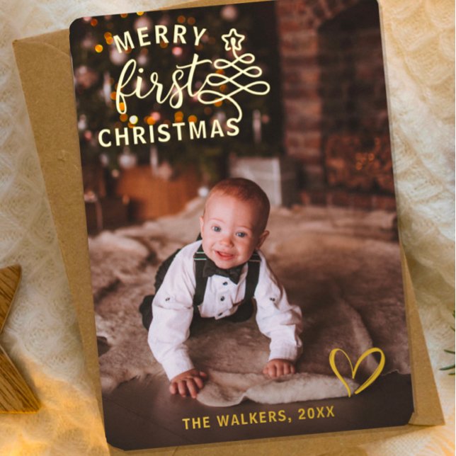 Kinderweihnachtsfest Folien Feiertagskarte (Von Creator hochgeladen)