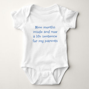 Kinderweste mit Slogan Baby Strampler