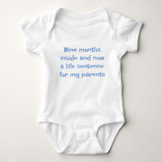 Kinderweste mit Slogan Baby Strampler