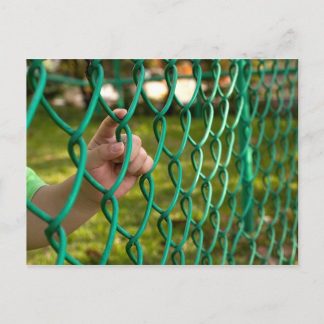 Kinderzaun Postkarte (Vorderseite)