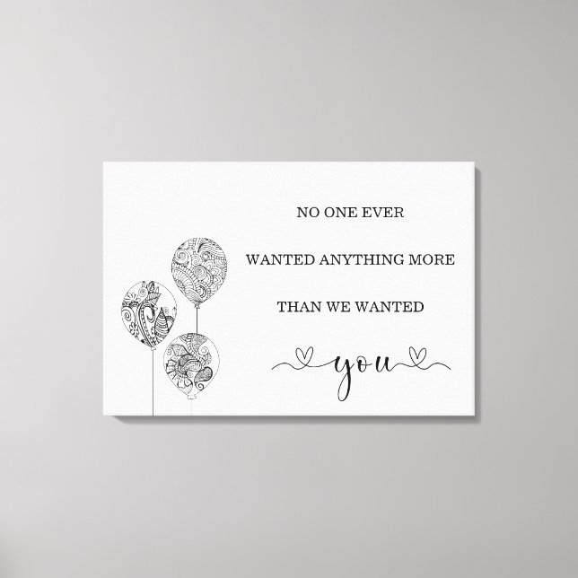 Kinderzeichen für Kinderzimmer Leinwanddruck (Vorderseite)