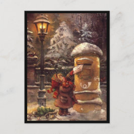 Kinderzeichnung Postkarte