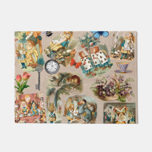Kinderzimmer Alice Bunt 1800er Jahre Klassiker Wun Fußmatte